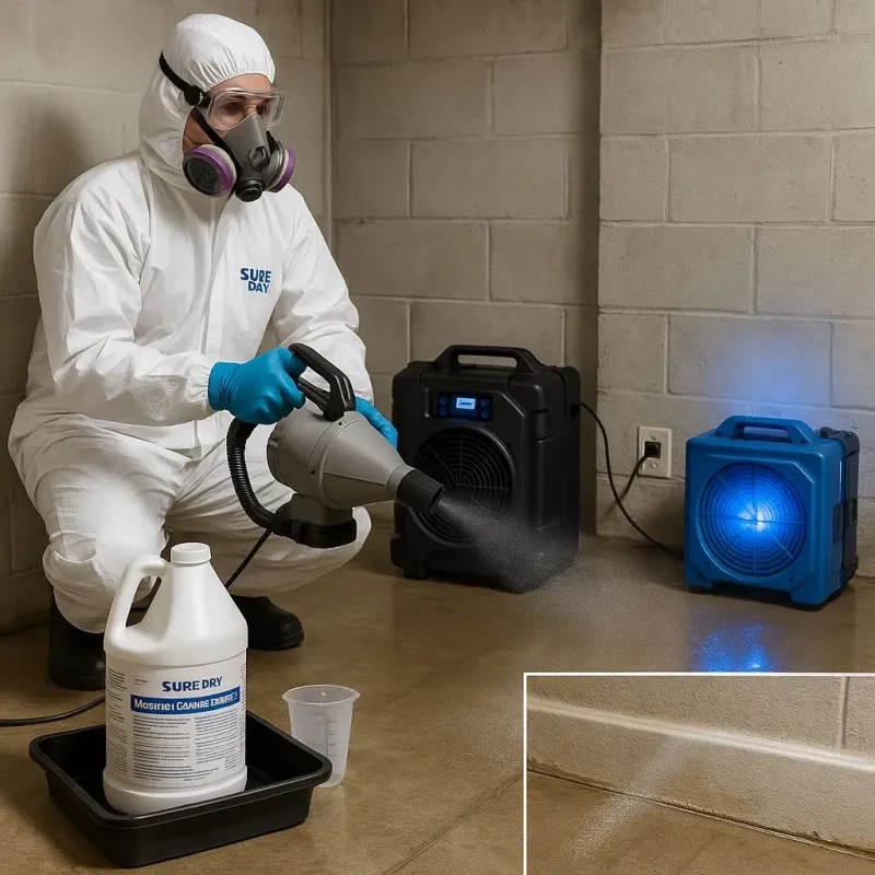 Sanitization and Odor Removal process in Creve Coeur, MO