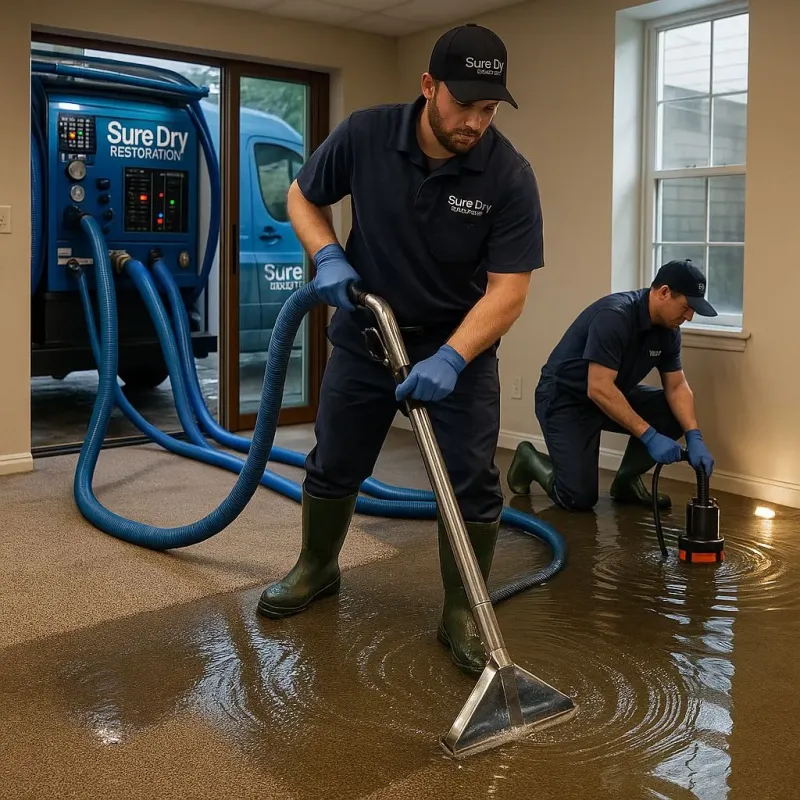 Water Extraction and Removal process in Creve Coeur, MO